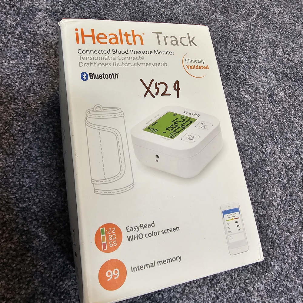 Track Wireless Blood Pressure Monitor - White